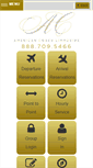Mobile Screenshot of americancoachlimousine.hudsonltd.net