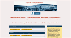 Desktop Screenshot of airporttrans.hudsonltd.net