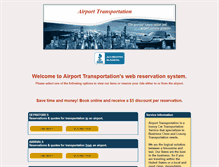 Tablet Screenshot of airporttrans.hudsonltd.net