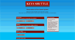 Desktop Screenshot of keysshuttle.hudsonltd.net