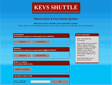 Tablet Screenshot of keysshuttle.hudsonltd.net