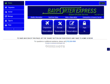Tablet Screenshot of bayporter.hudsonltd.net